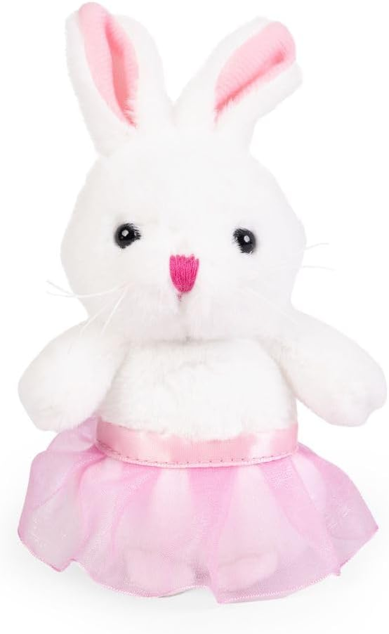 Living Nature Play Tutu Bunny Plush 15Cm, Soft, Cuddly Mini Bunny in a Pink Tutu, Collectable and Made from Sustainable Recycled Materials, Adorable for Children