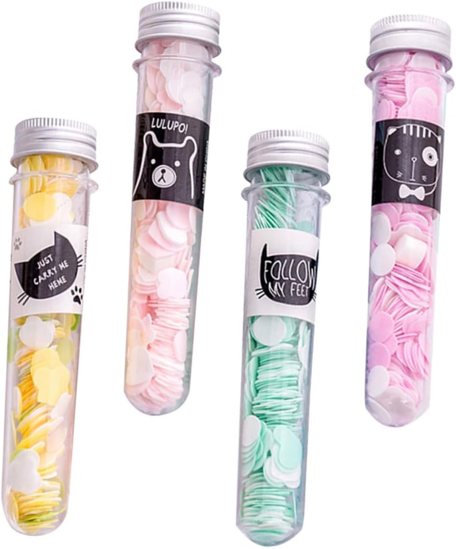 KICHOUSE 4Pcs Disposable Soap Paper Sheets Travel Soap Flakes for Outdoor Use for Camping and Travel