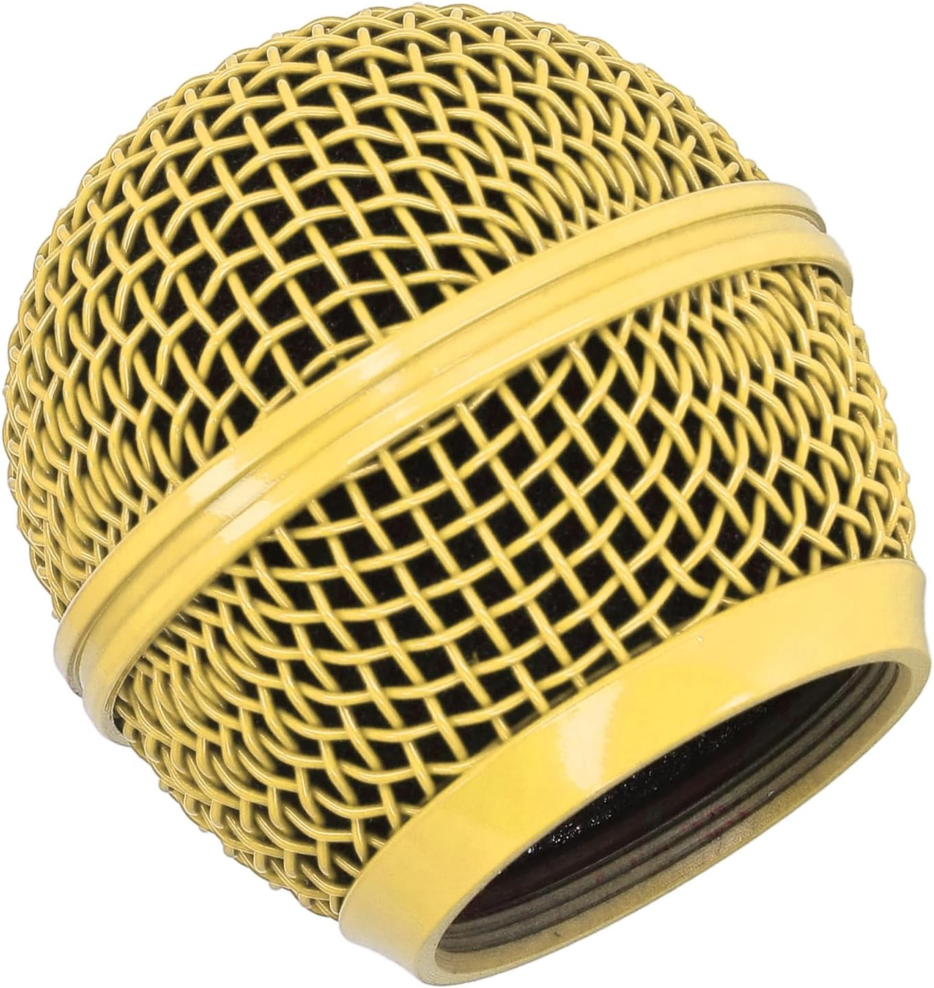 Mesh Grill for SM58 Microphones, Stainless Steel Microphone Head Replace, Mic Grille Replacement for SM58S SM58LC BETA58 BETA58A SA M30 SV100 UT2 PGX24 and More (Red)