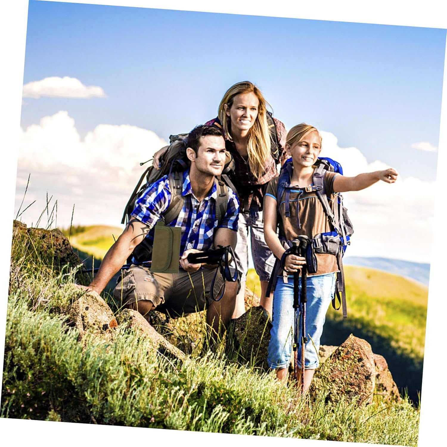 Yardwe Outdoor Wallet Nylon Camouflage Card Holder Travel image number 1