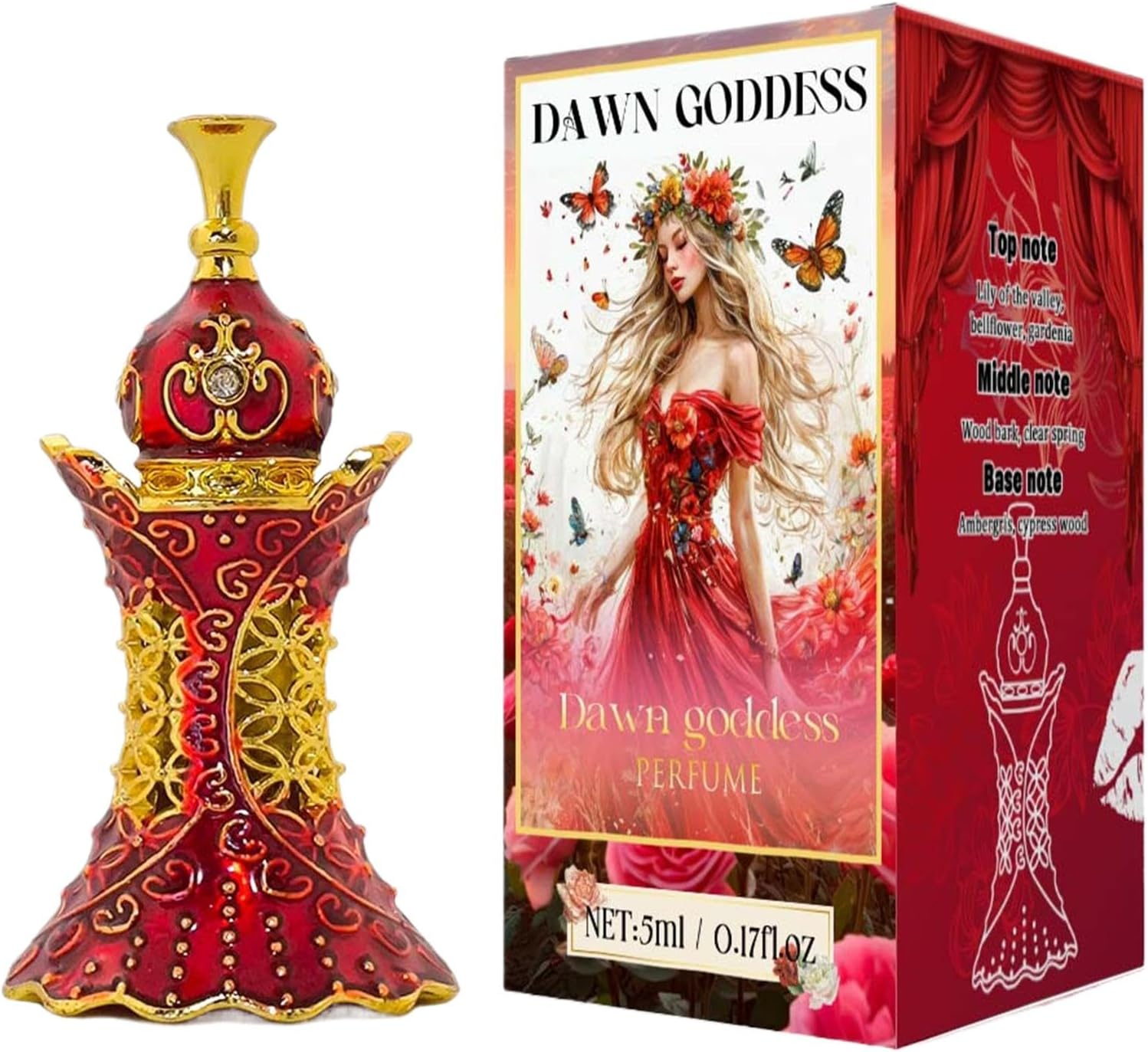 Women'S Perfume Gift Sets, Elegant Scent Perfume, Lasting Fragrance Perfume Oil, Portable Women'S Perfume Oil for Girlfriend, Wife, Friend, Sister, and Daughter, Exotic and Elegant Scent 5Ml Middle Ea image number 6