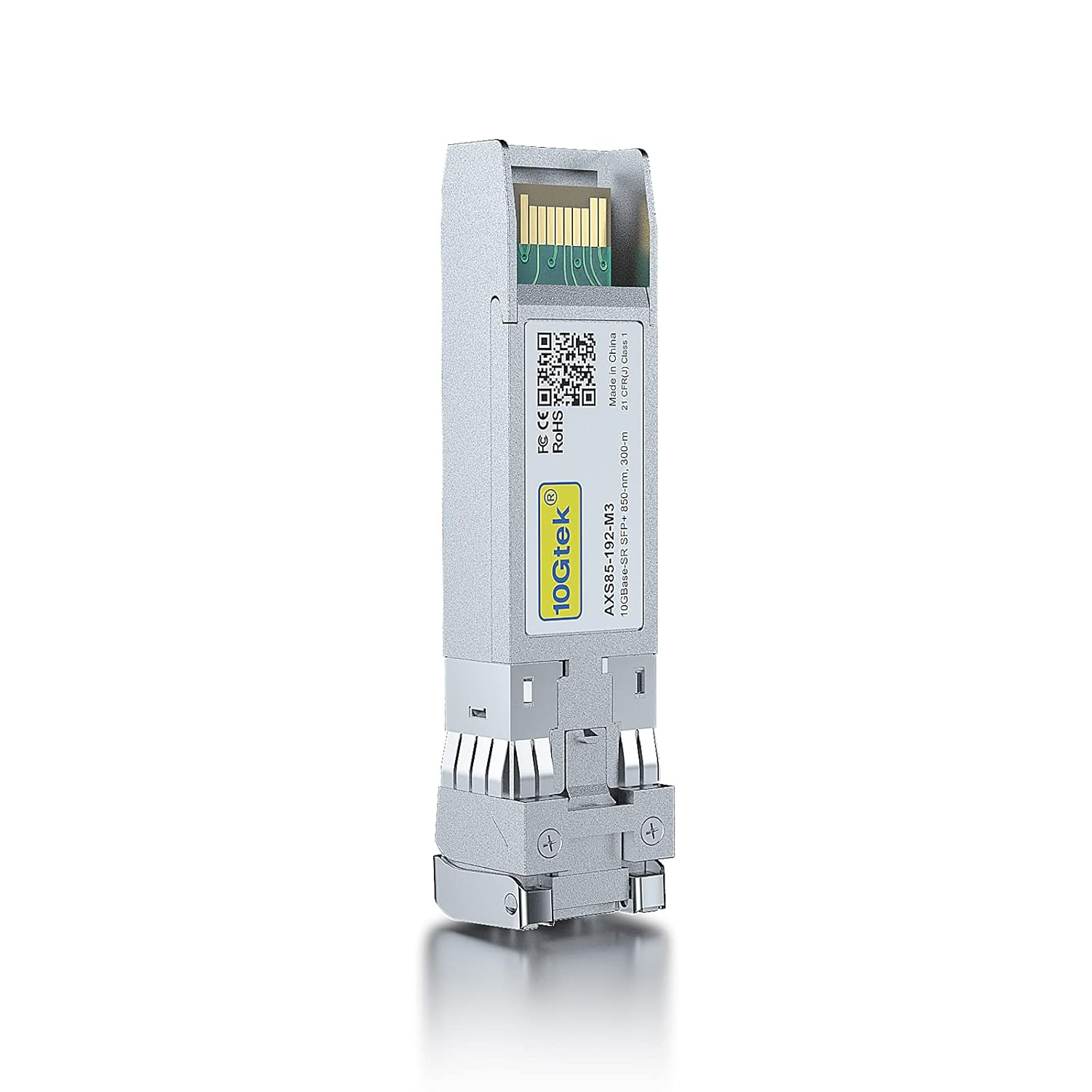 10Gtek for Cisco SFP-10G-SR, 10Gb/S SFP+ Transceiver Module, 10GBASE-SR, MMF, 850Nm, 300-Meter, Pack of 10 image number 1