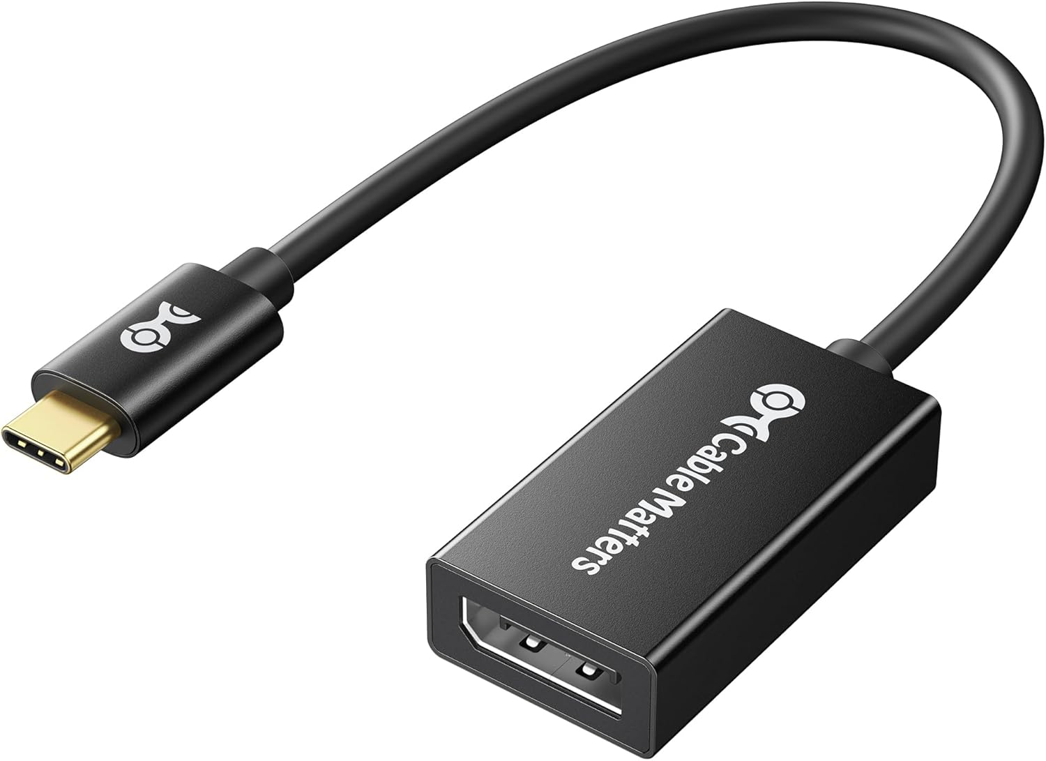 Cable Matters 32.4Gbps Unidirectional USB C to Displayport Adapter, Supports 8K@60Hz / 4K@240Hz HDR, USB C to DP 1.4 Adapter - Thunderbolt 4 / USB4 Compatible with Macbook Pro, XPS, Surface Pro image number 4