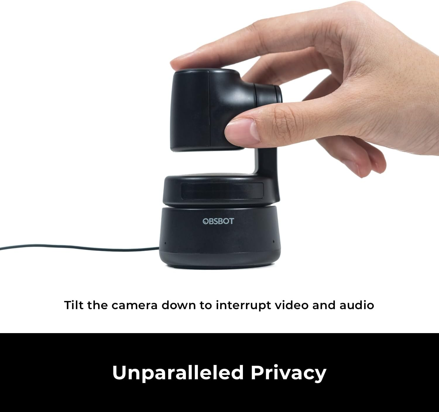 OBSBOT Tiny PTZ 1080P Webcam with AI Tracking & Auto-Frame, Streaming Web Camera with Built-In Microphone, USB Computer Webcam with Gesture Control, 2X Digital Zoom, Low-Light Correction image number 4