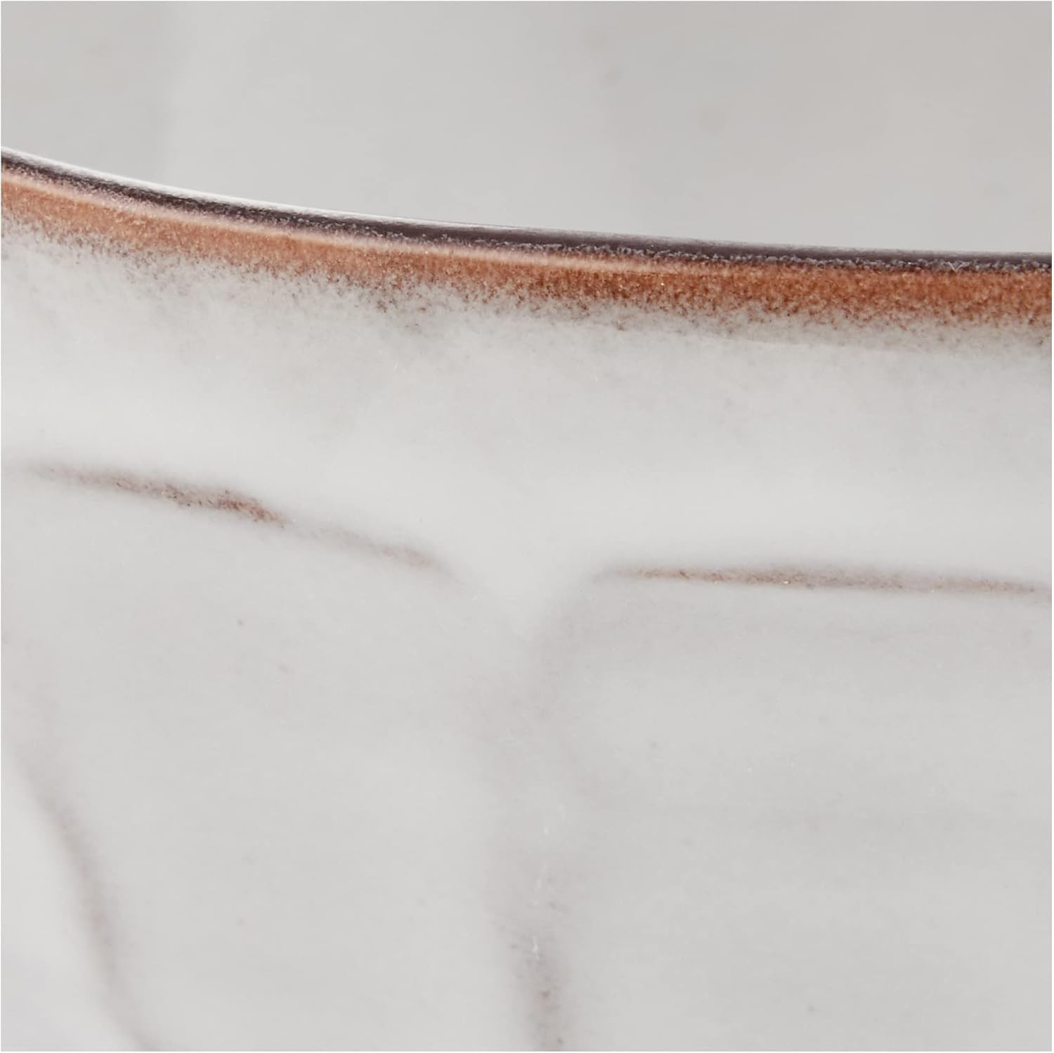 Koyo Pottery 13510035 Cafe Tableware, Coffee, Cafe Au Lait Bowl, 5.1 Inches (13 Cm), Rafelum, Smoke, White, Made in Japan image number 1