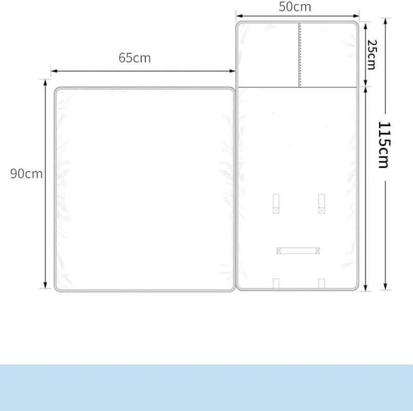 Toddler Nap Mat with Pillow and Blanket, Extra Large 115X65Cm Sleeping Bag, Washable, Light, Easy to Roll Up, Perfect for Daycare, Preschool, Kindergarten, Travel image number 2