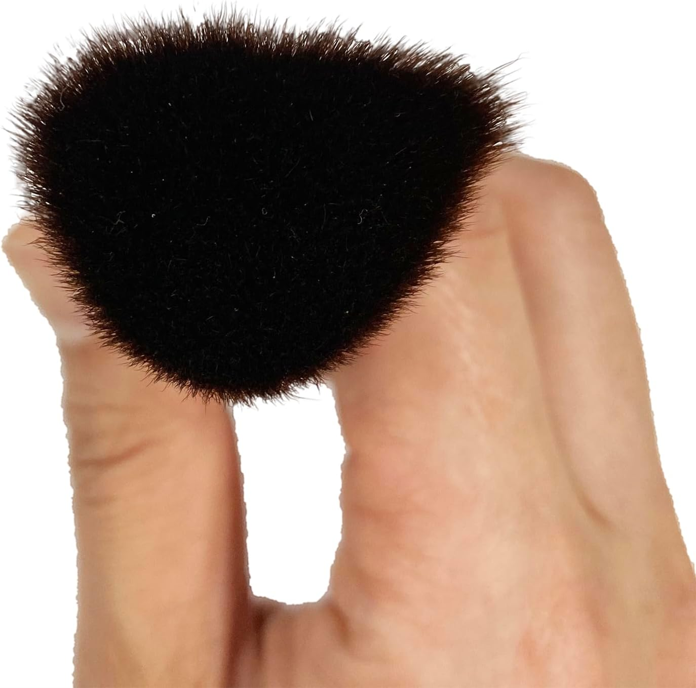 Shishida Seishindo LQ-04 Makeup Brush, Foundation Brush, Large, Diagonal Flat Type, Made in Japan, Black, Approx. 4.9 X 1.1 X 0.9 Inches (12.5 X 3 X 2.3 Cm) image number 1