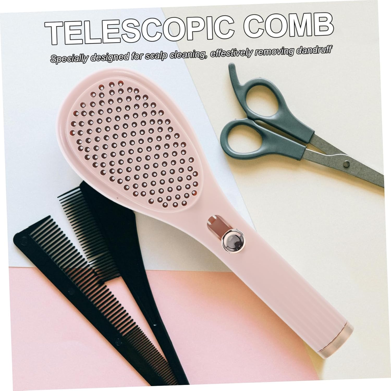 Beavorty Hair Detangler Comb Static for Men Women Curly Hair Portable Detangling Tool image number 4