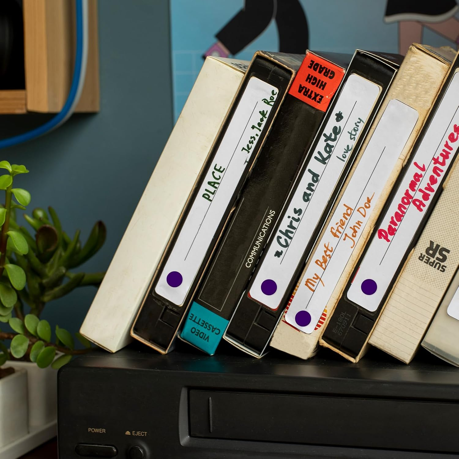 Purple Dot Stickers 1/2 Inch Vinyl Self-Adhesive Waterproof Colored Circle Labels Removable Color Coding Decals round Tag for Office Inventory 2600 PCS image number 5