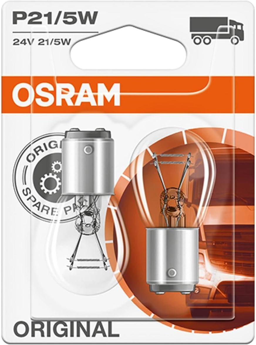 Osram 24 V 21/5 W Bayonet Globe Indicator Bulb (Pack of 2) image number 3