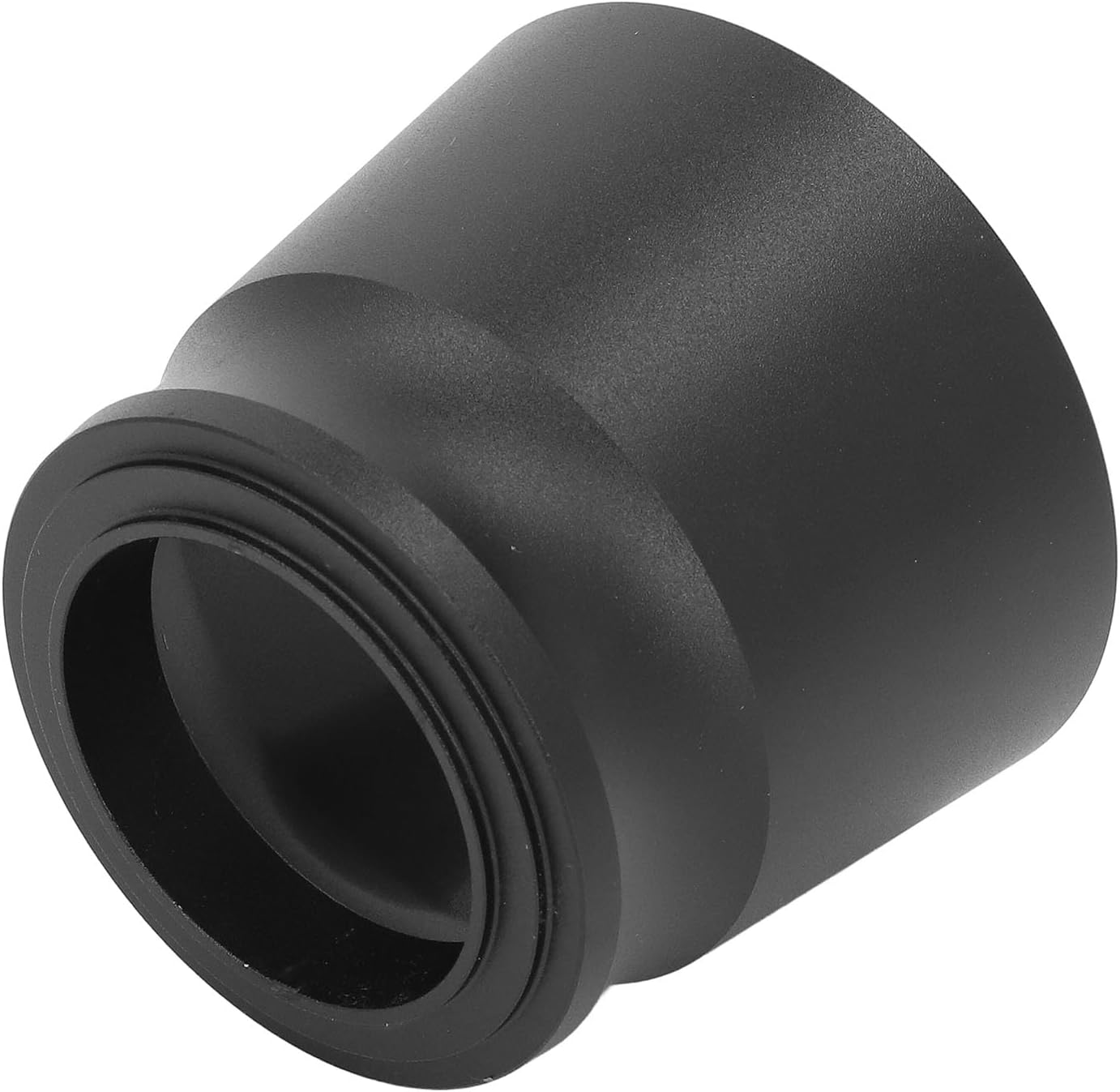 58Mm Coffee Blind Shaker, Press Aluminum Alloy anti Flying Powder Cup, Ergonomic Coffee Dosing Rings, Espresso Powder Receiver Cup for 51Mm 53Mm 58Mm Portafilter (Black) - Black image number 4