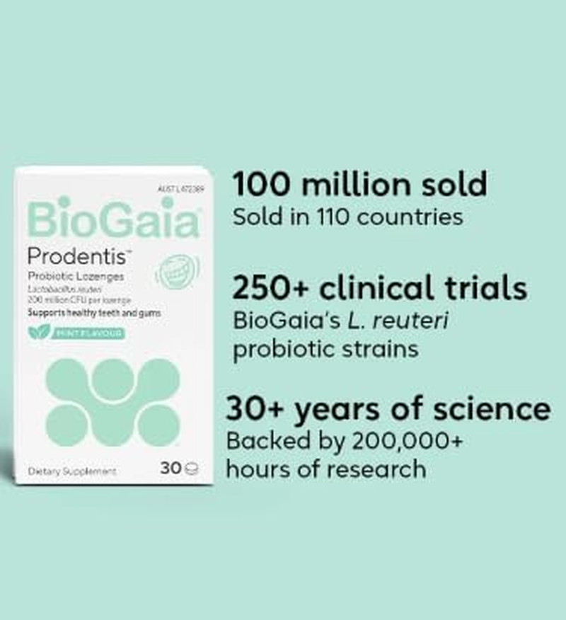 Biogaia Prodentis Lozenges Mint Flavour 30 Pk image number 4
