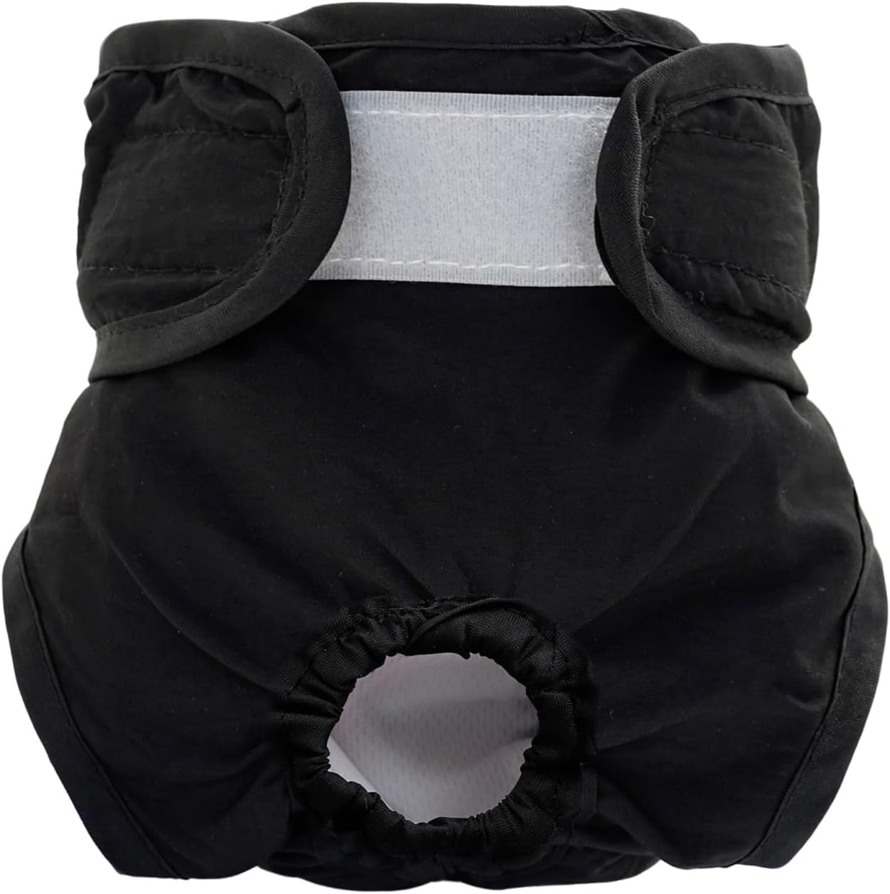 Reusable Cat Diapers and Stud Pants to Prevent Pee Marking - with Adjustable Tabs to Fit Safety Pants, anti Mating and anti Harassment Physiological Pants (Black, M, Count, 1) image number 2