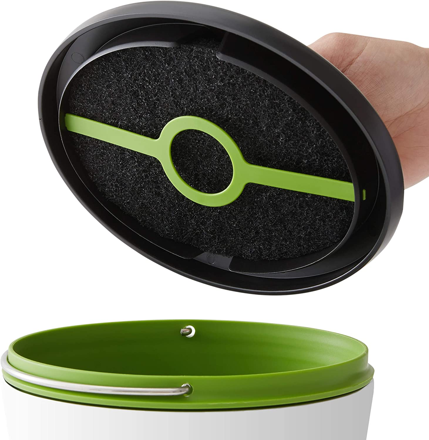 Chef'N 401-421-001 Ecocrock Natural Charcoal Filter Refill Pack (2-Pack) image number 2