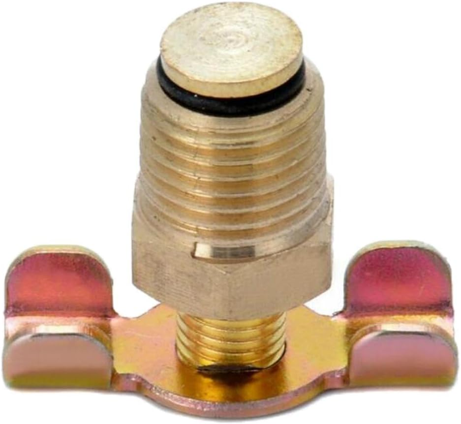 #N/A Brass Air Compressor Tank Drain Valve Air Compressor Drain Valve 1/4" NPT Kit image number 3