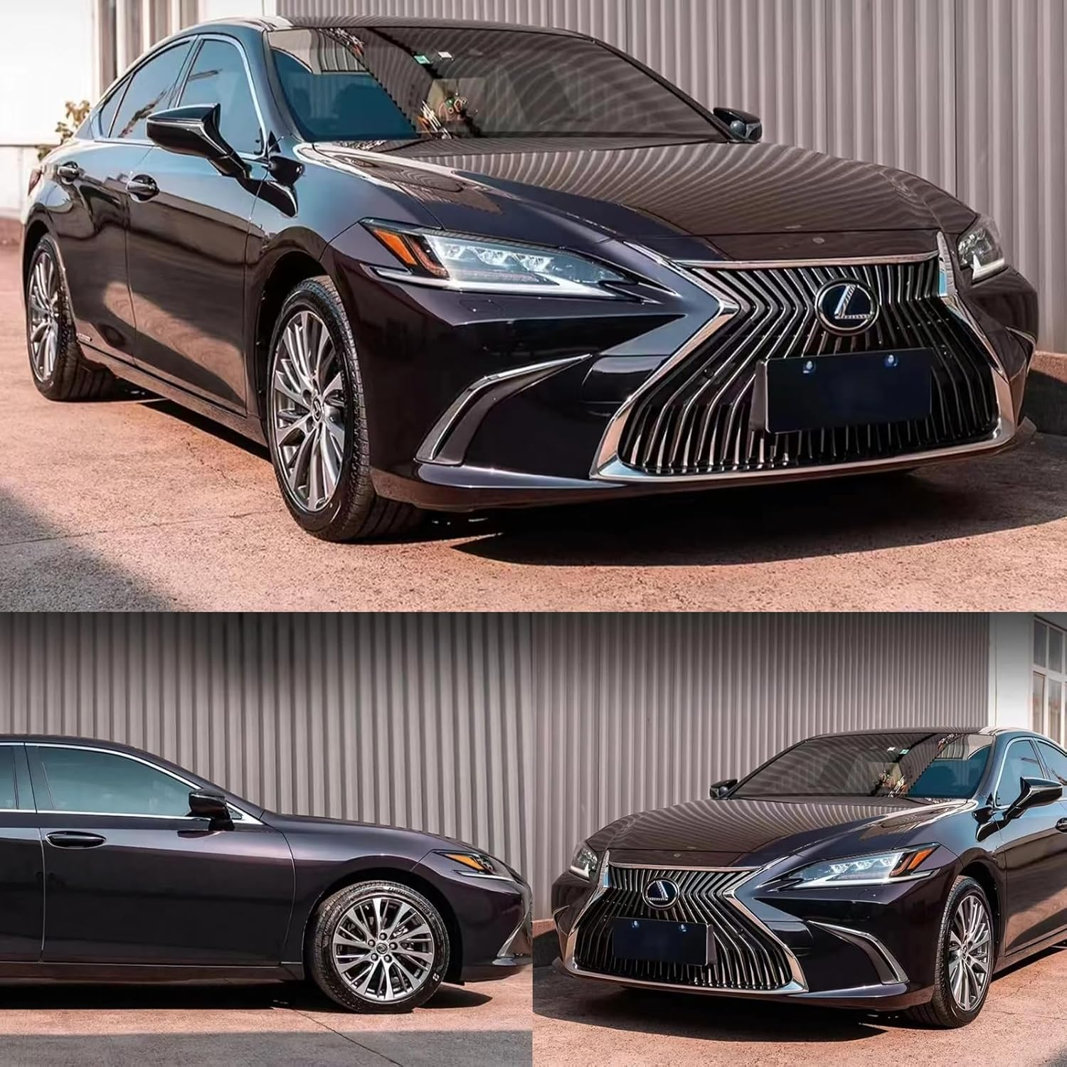 Chrome Black Charm Red Vinyl Wrap, Gloss Car Wrap Vinyl Roll Adhesive Decal Film Sheet Air Release Auto DIY Decor, Self-Adhesive Car Wrapping, HMH-BL-30CM image number 5