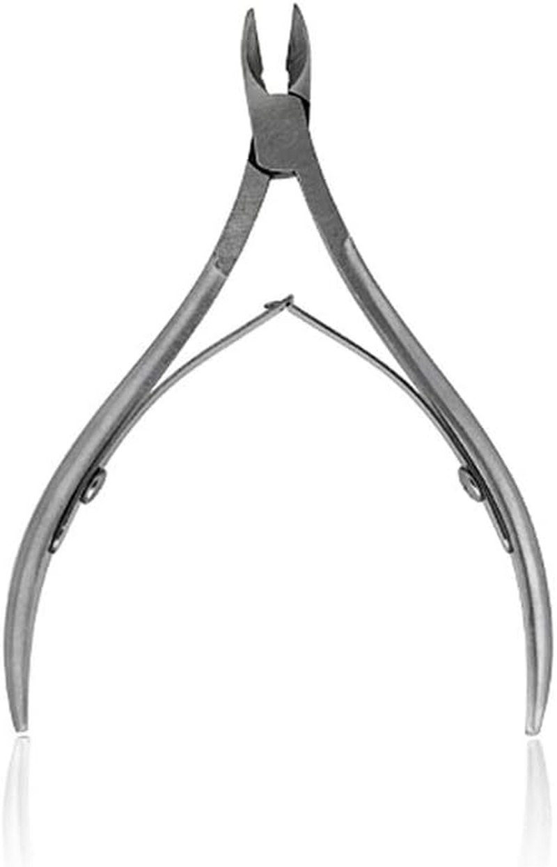 Nail Art Tweezers Manicure Rhinestones Picking Tools Clip Stainless Steel Nail Art Tools (Size-1) image number 5