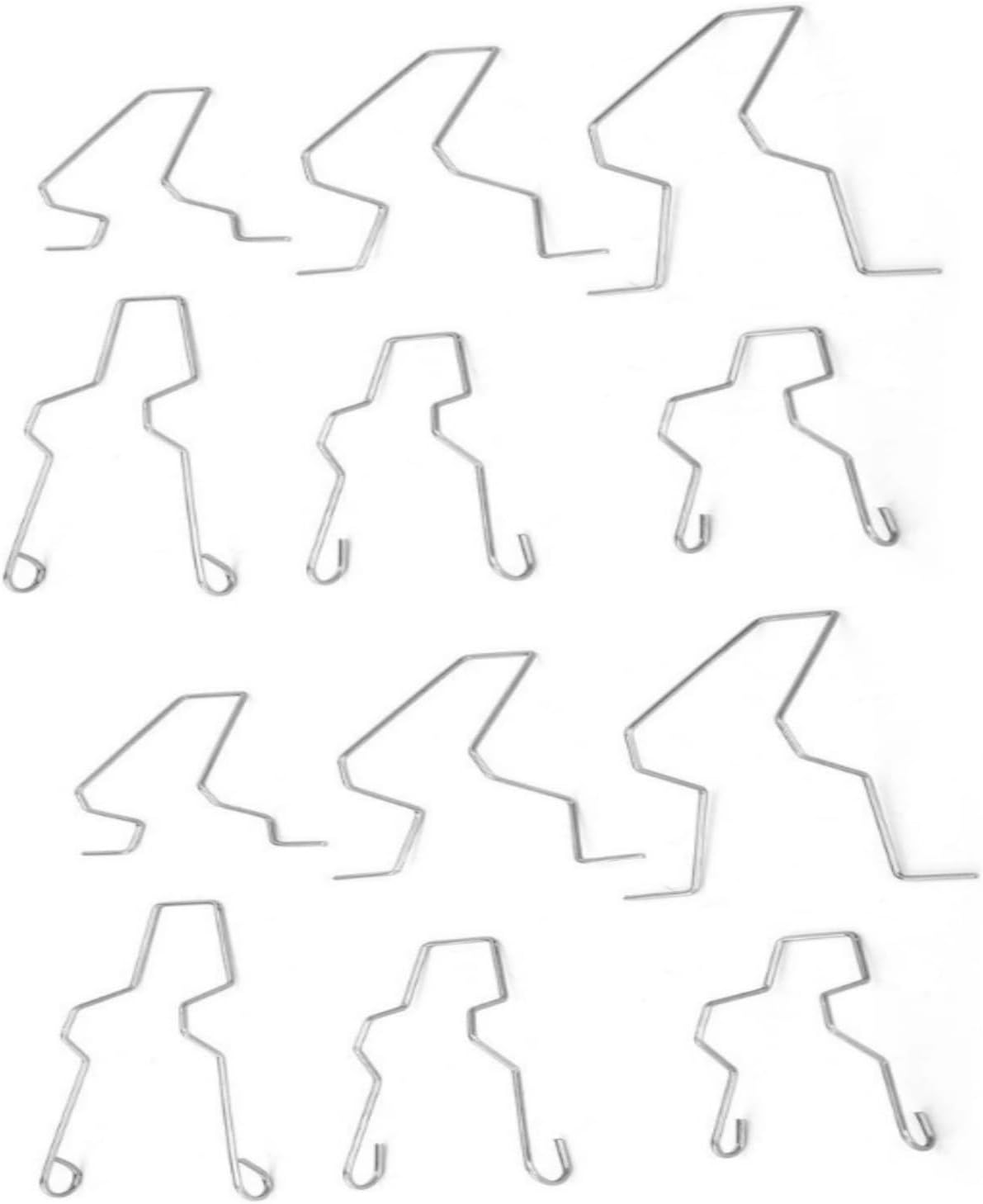 Bulb Retaining Spring Clips for H1/ H3 /H4 /H7 12 Pcs Bulb Universal Car Headlight Clamp Headlamp Dip Dipped Beam Bulb Hoder Clips Retainer Pins Bracket 5ZHSFULLKIT image number 2