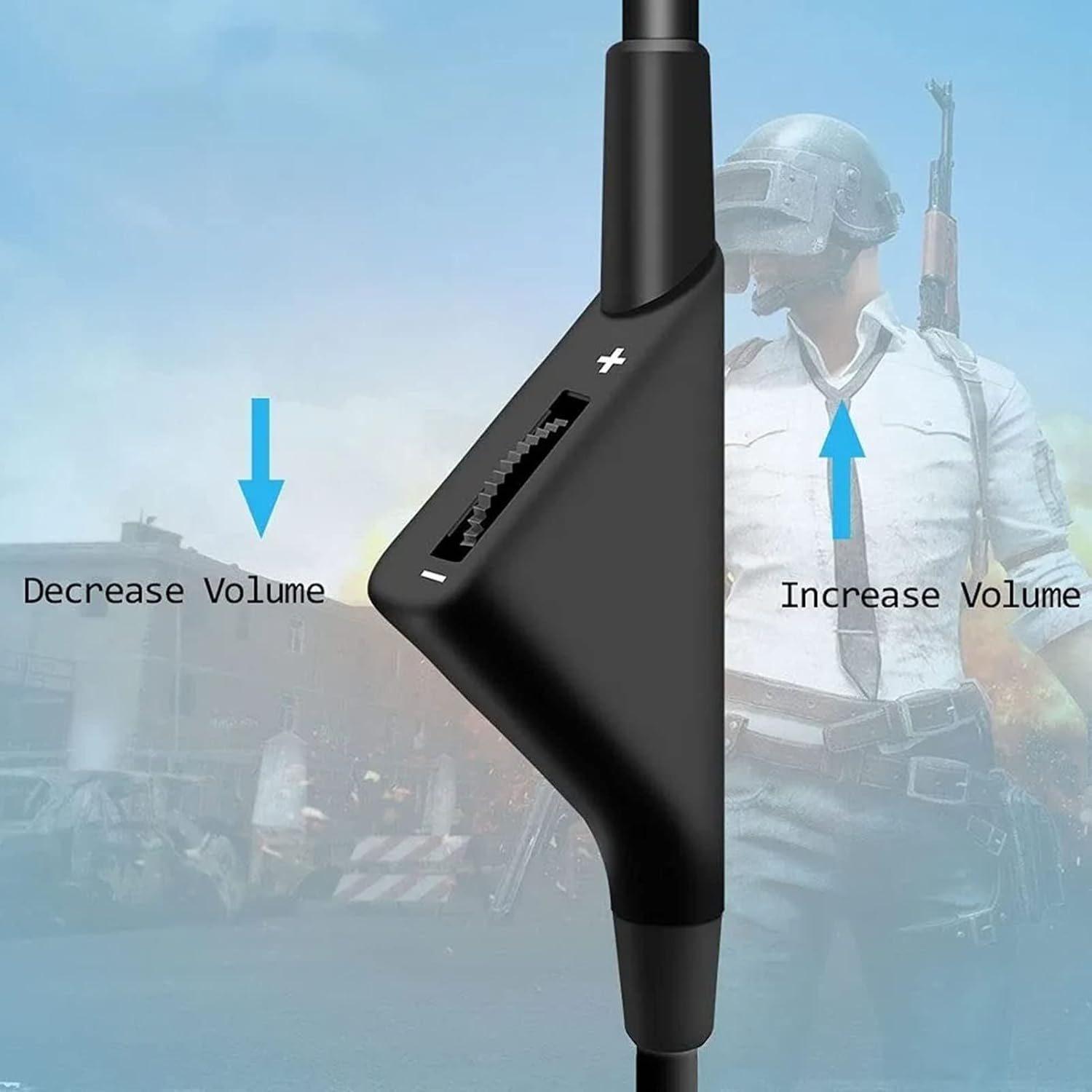 Gaming Headset Audio Cable, 2M / 6.6Ft Headphone Audio Cable for Astro A10 A30 A40 A40TR A50, Adjustable Volume 3D Stereo Extension Cable image number 3