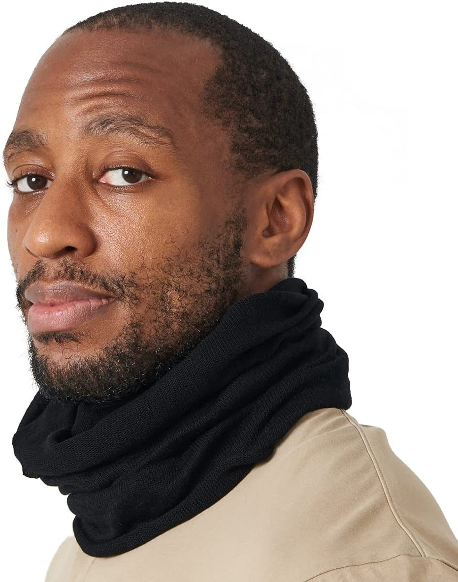 CHARM Silk Headband Scarf Neck Gaiter - Womens Chemo Head Wrap Mens Motorcycle Fashion