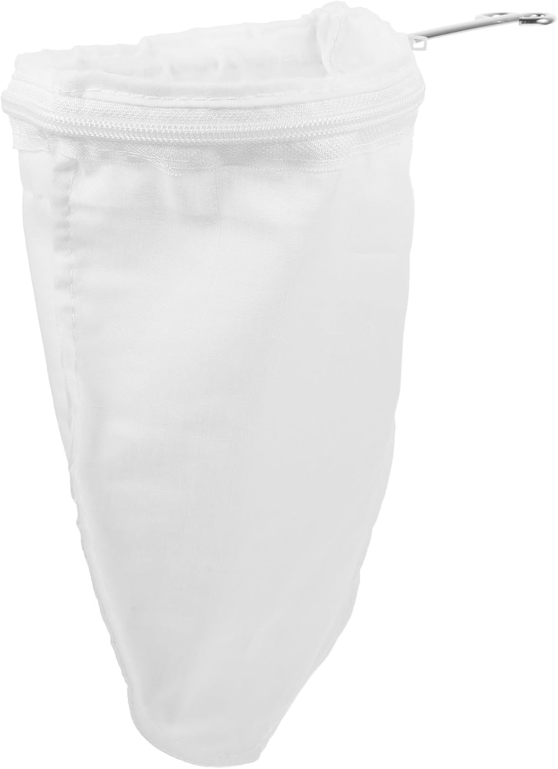 NUOBESTY Tea Filter Bag with 13Cm Steel Ring Fine Mesh Milk Tea and Coffee Strainer Pouch for Loose Leaf Brewing Reusable and Coffee Filter for Home and Caf&eacute; Use image number 6