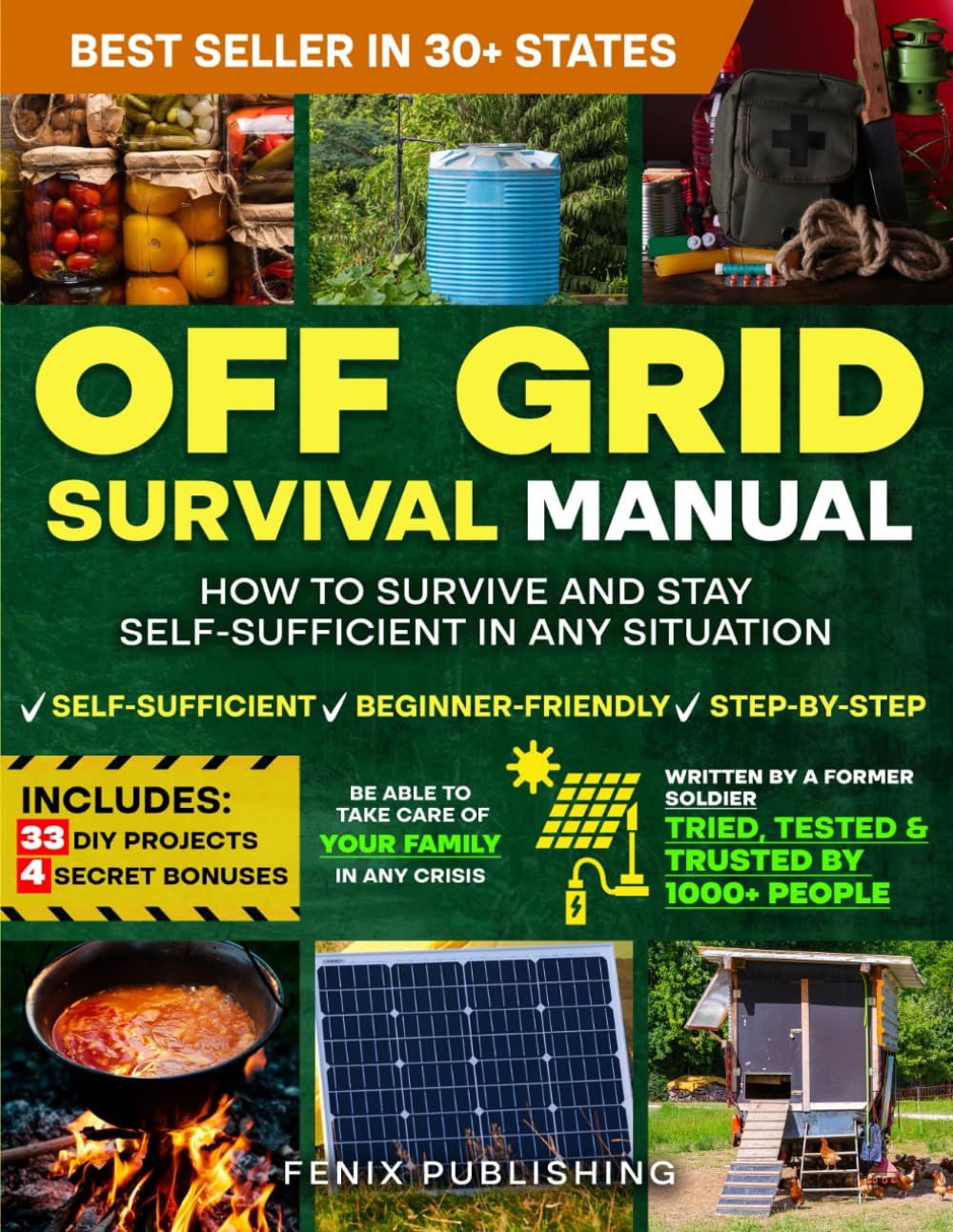 Off Grid Survival Book: Diy Survival Project Book - No Grid Survival Guide image number 1