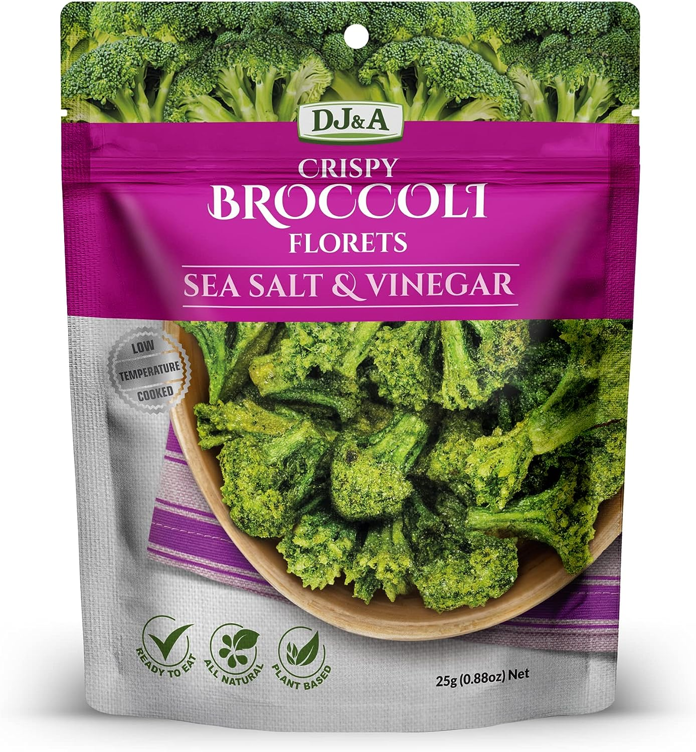 DJ&A Salt and Vinegar Broccoli Florets 25 G image number 1