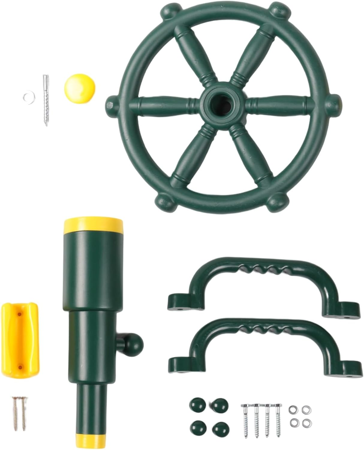 Suesacy Playground Accessories Parts Kit for Kids Outdoor Playset Kids Pirate Telescope, Steering Wheel, Playground Equipment- Backyard image number 6
