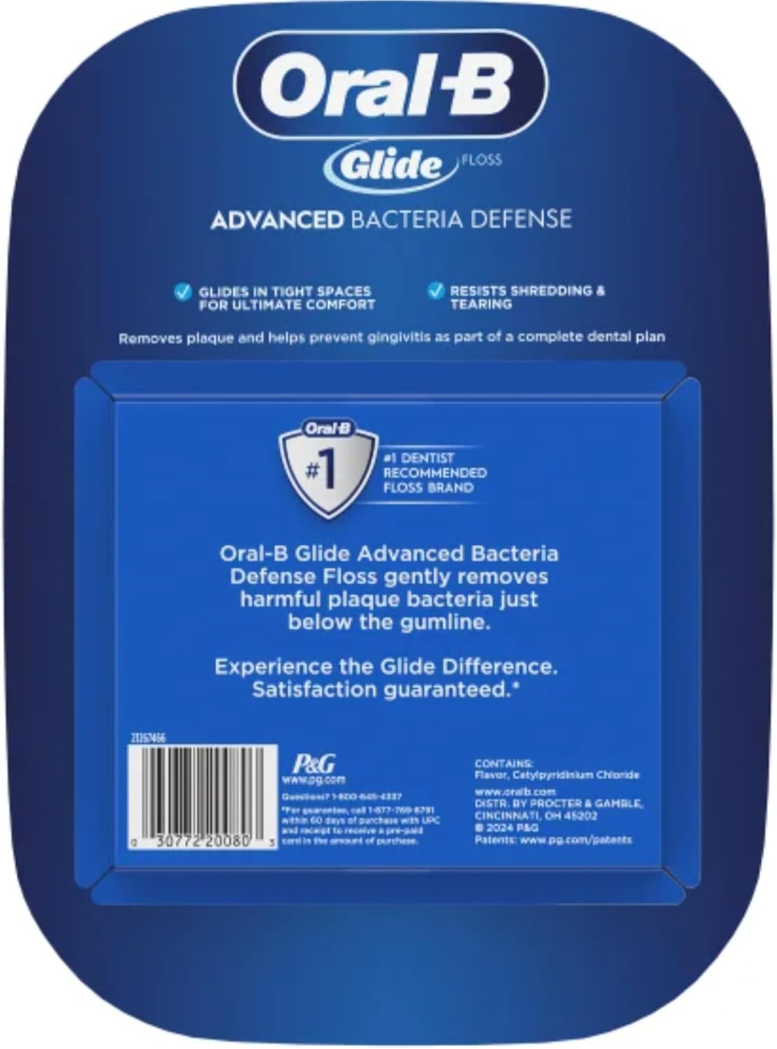 Oral-B Glide Pro-Health Advanced Floss, 43.7 Yards (Pack of 6) image number 1