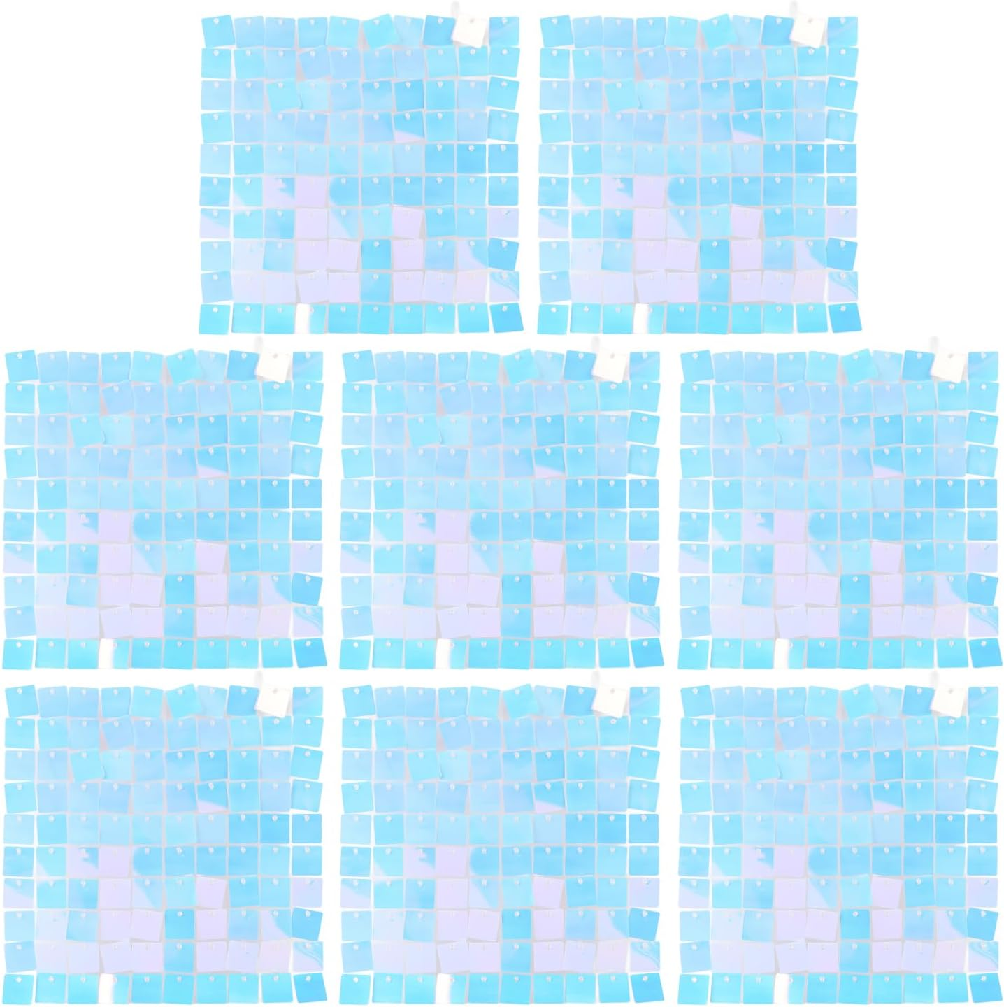 8PCS Glitter Background Panels, Wall Backdrop Sequin Panels Gold Decoration Shimmer Panels, Sequins Backdrop Decoration Panels, Glitter Bling Photo Background Decorations (Gold)