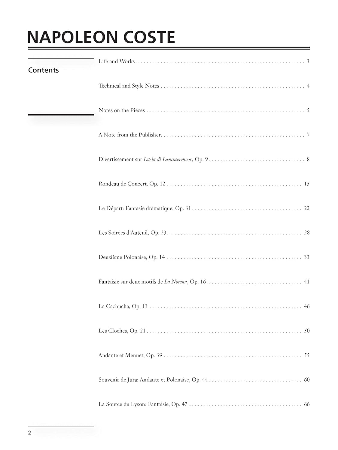 Coste -- Selected Works for Guitar image number 5