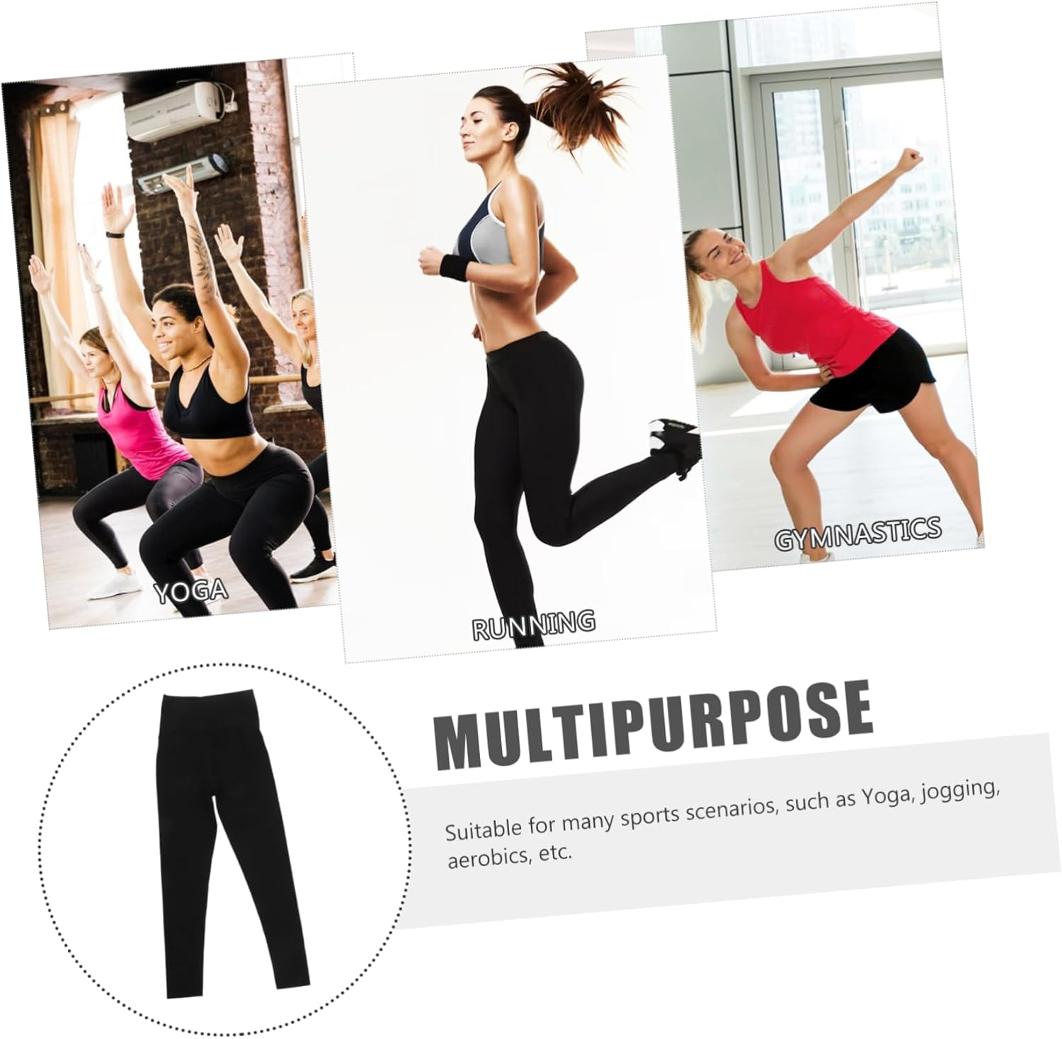 Beavorty Maternity Leggings over the Belly for Pregnancy Support Soft Flexible Yoga Pants XL Comfortable Maternity Compression Leggings for Active Women for Yoga Workouts Daily Wear image number 5