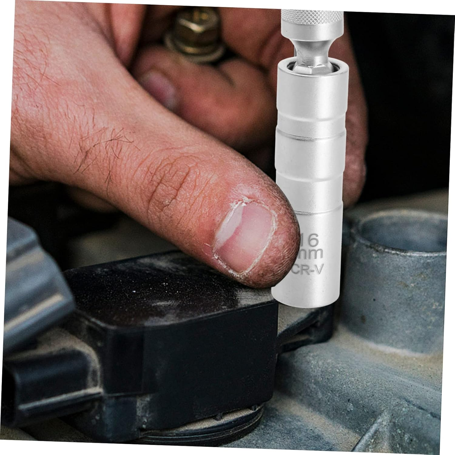 MUCKLILY 2Pcs Spark Plug Removal Tool Magnetic Plug Removal Flexible Tool for Car Equipment image number 4