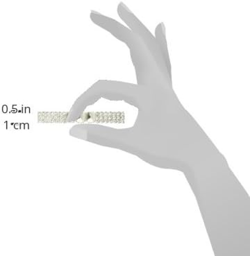 Caravan Automatic Barrette Decorated with Triple Octagon Crystal Clear Rhinestones