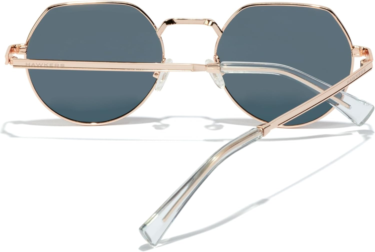 HAWKERS Sunglasses Women - Protection UV400 - AURA Model - Geometric and Rounded Sunglasses - Black image number 2