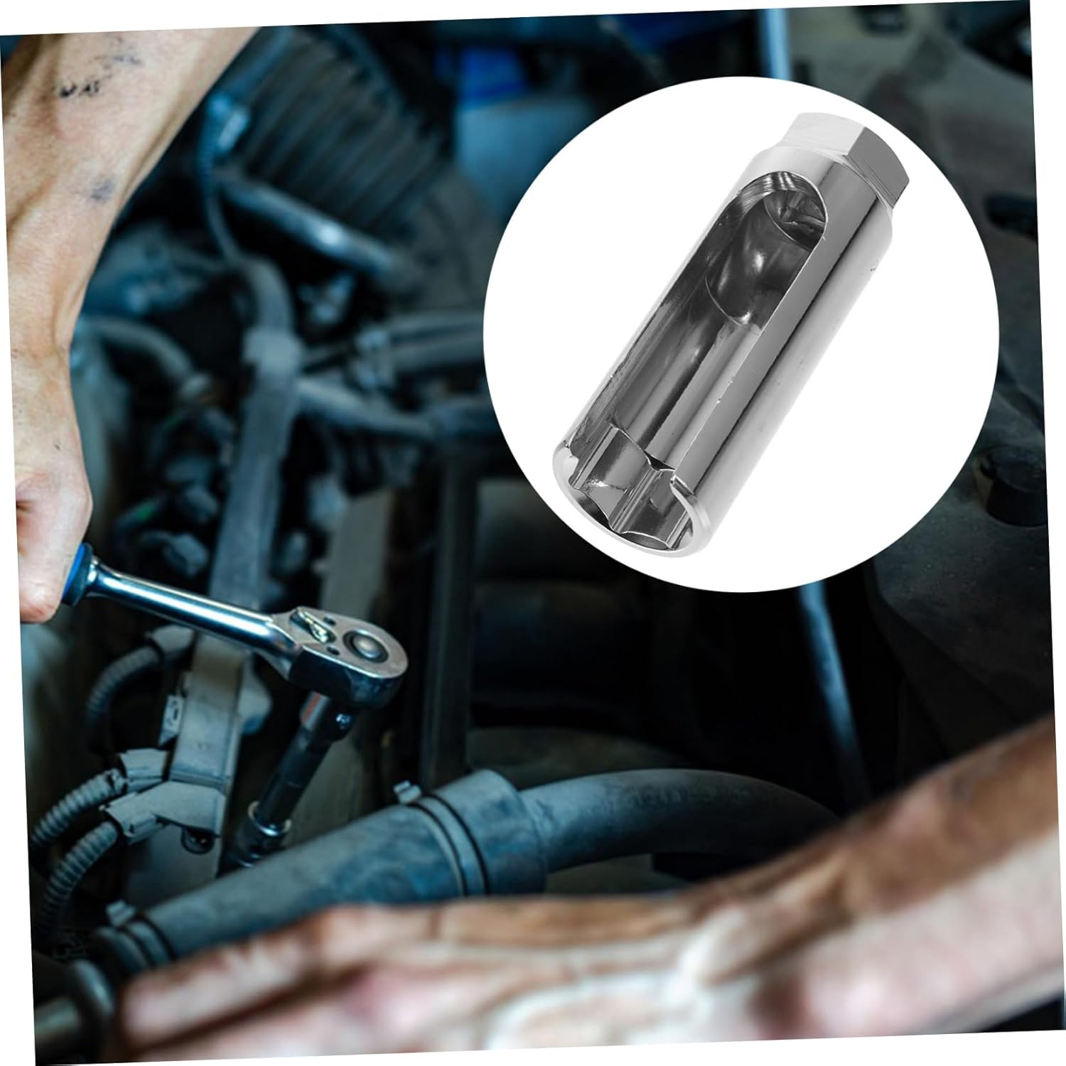 CATIEBYE Sleeve Drive Tool for Auto Sensor Removal and Installation Heavy-Duty Automotive Socket