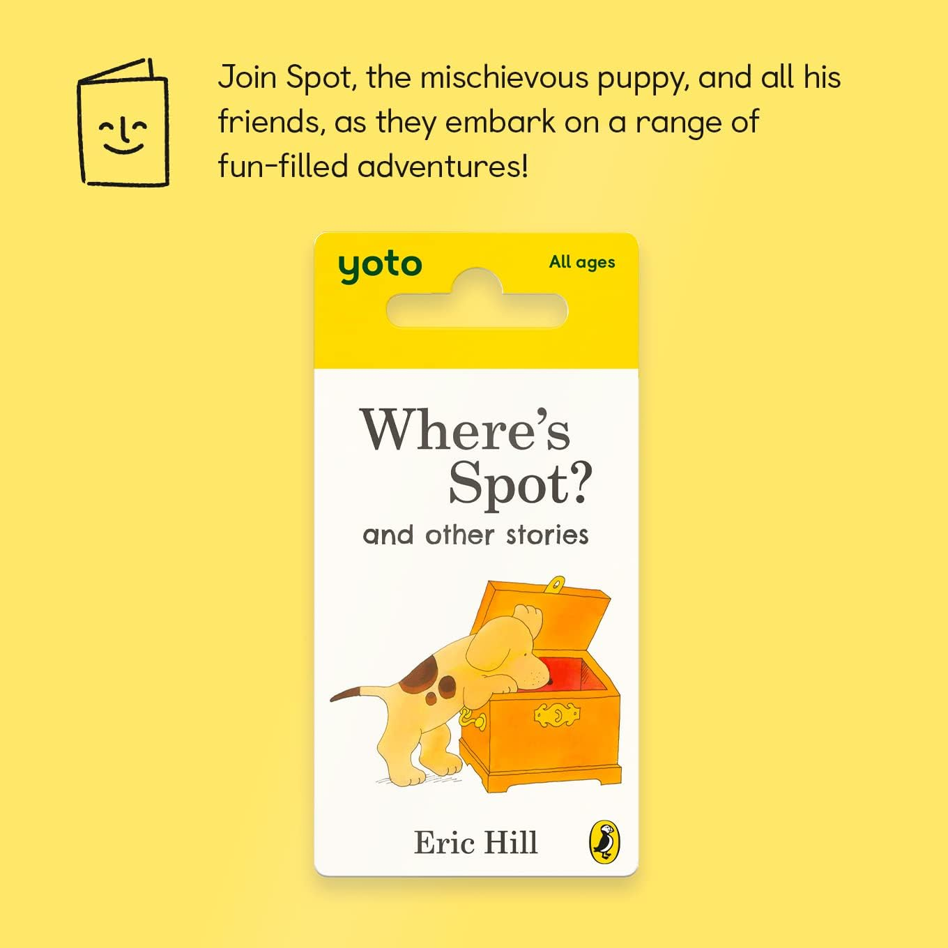 Yoto Where&rsquo;S Spot & Other Stories by Eric Hill &ndash; Kids Audio Card for Use with Player & Mini All-In-1 Audio Player, Screen-Free Listening with Fun Stories for Playtime, Bedtime & Travel, Ages 2+ image number 3