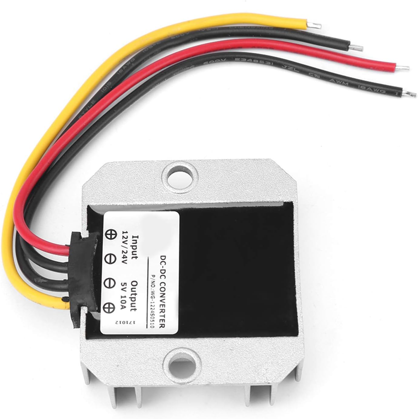 Power Buck Module, IP68 Waterproof DC‑DC Converter, Vibration Resistant for over Voltage Protection 10A DC12V/24V to 5V Short Circuit Protection image number 4