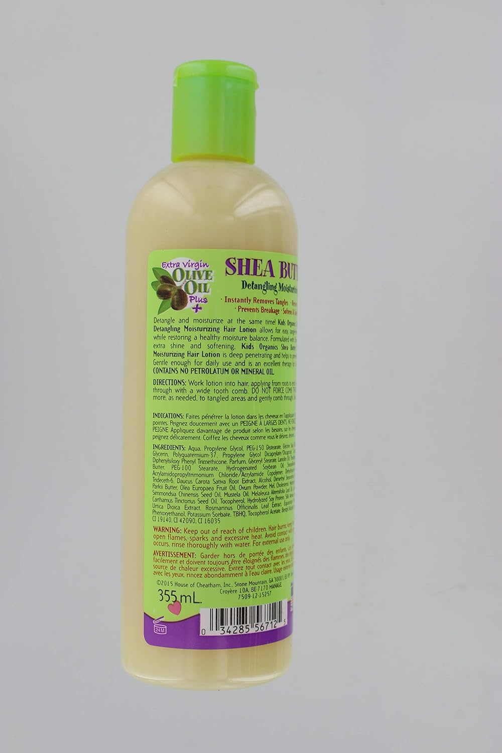 Africas Best Kids Orig Lotion Shea Butter Detangling 12 Ounce (354Ml) image number 2