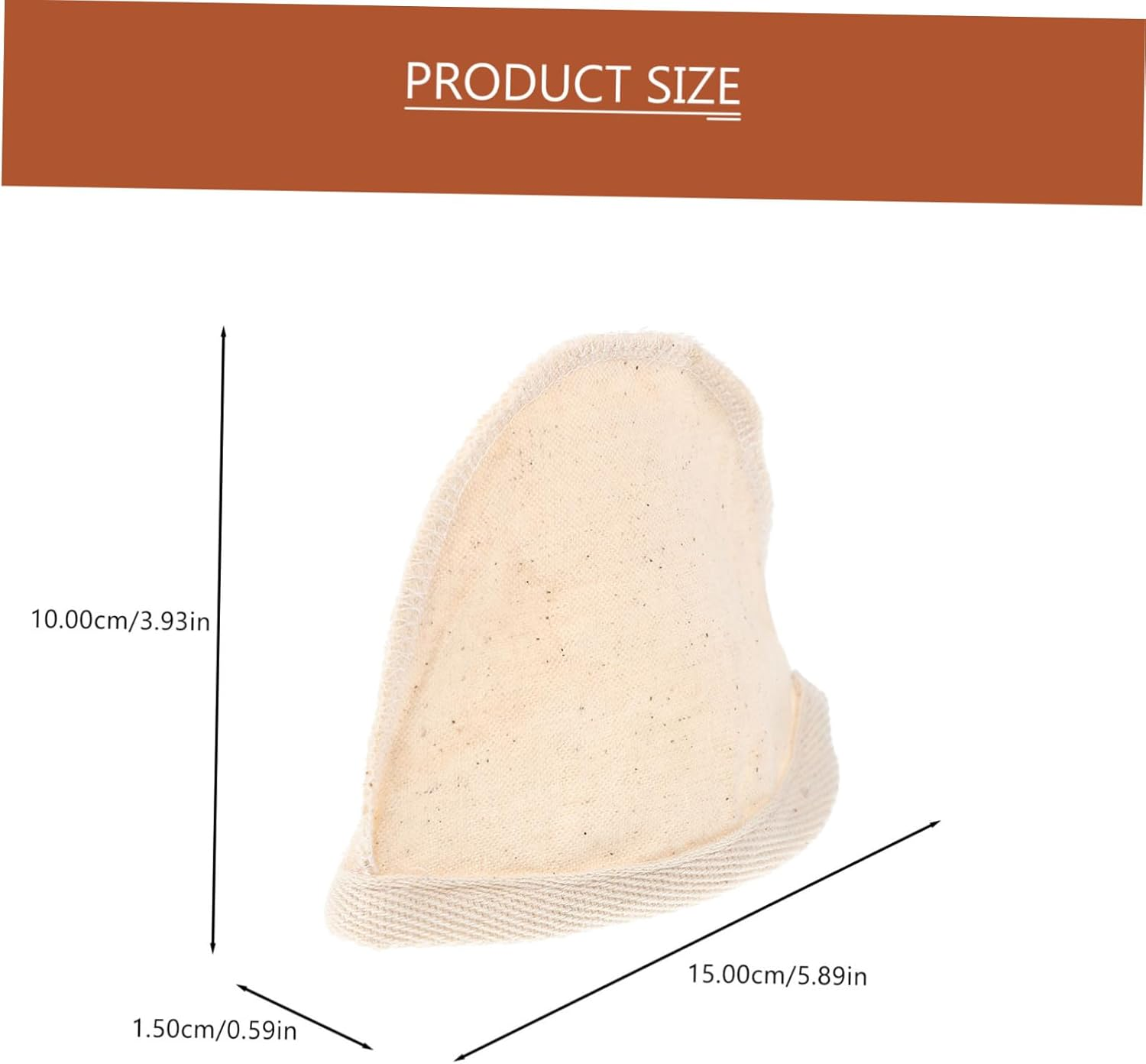 Sosoport 2Pcs Reusable Cotton Mesh Filter Bag Large Coffee and Milk Tea Strainer Pouch Fine Mesh Brewing Filter for Portable Use and Multiple Brewing Methods image number 5