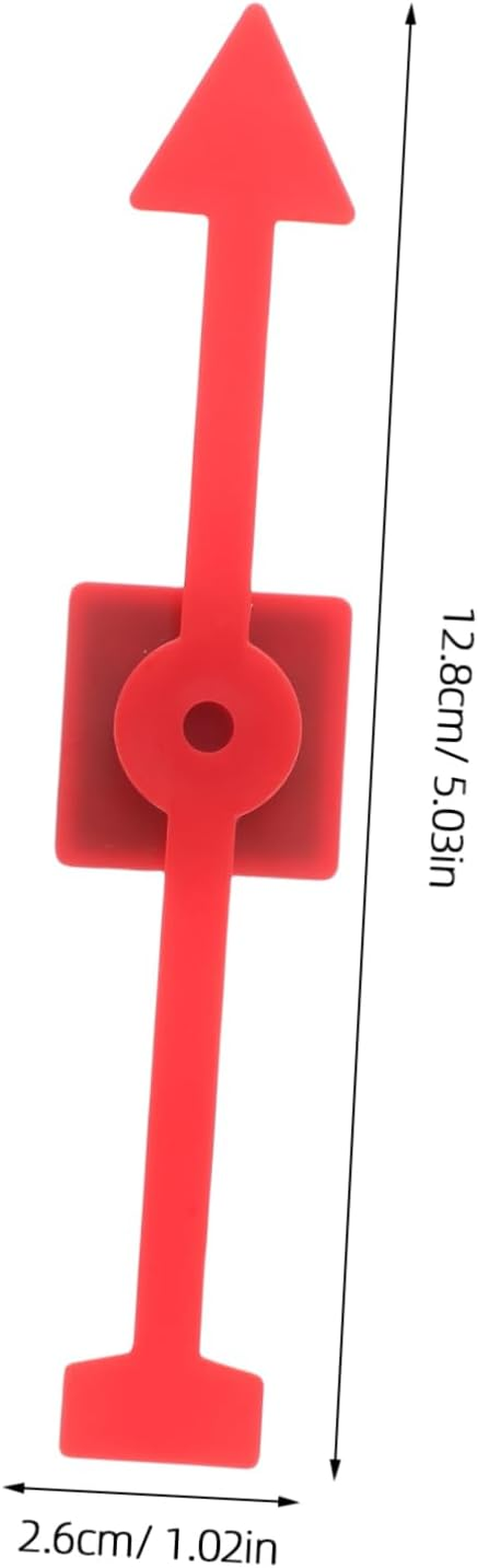 CIMAXIC 10Pcs Teaching Spinner Magnet Magnetic Spinners for Classroom for Arrow Pointer Large Size Arrow Spinner Magnetic Spinner for Whiteboard Plastic Black image number 4