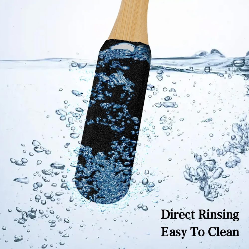 Foot Scrubber for Dead Skin Foot Pumice Stone for Feet Foot Scrubber Callus Remover for Feet Foot File Pedicure Tools Feet Scraper Heel Scraper for Feet Foot Scrub Foot Files Callus Remover Pumice Stone 2Pcs image number 3