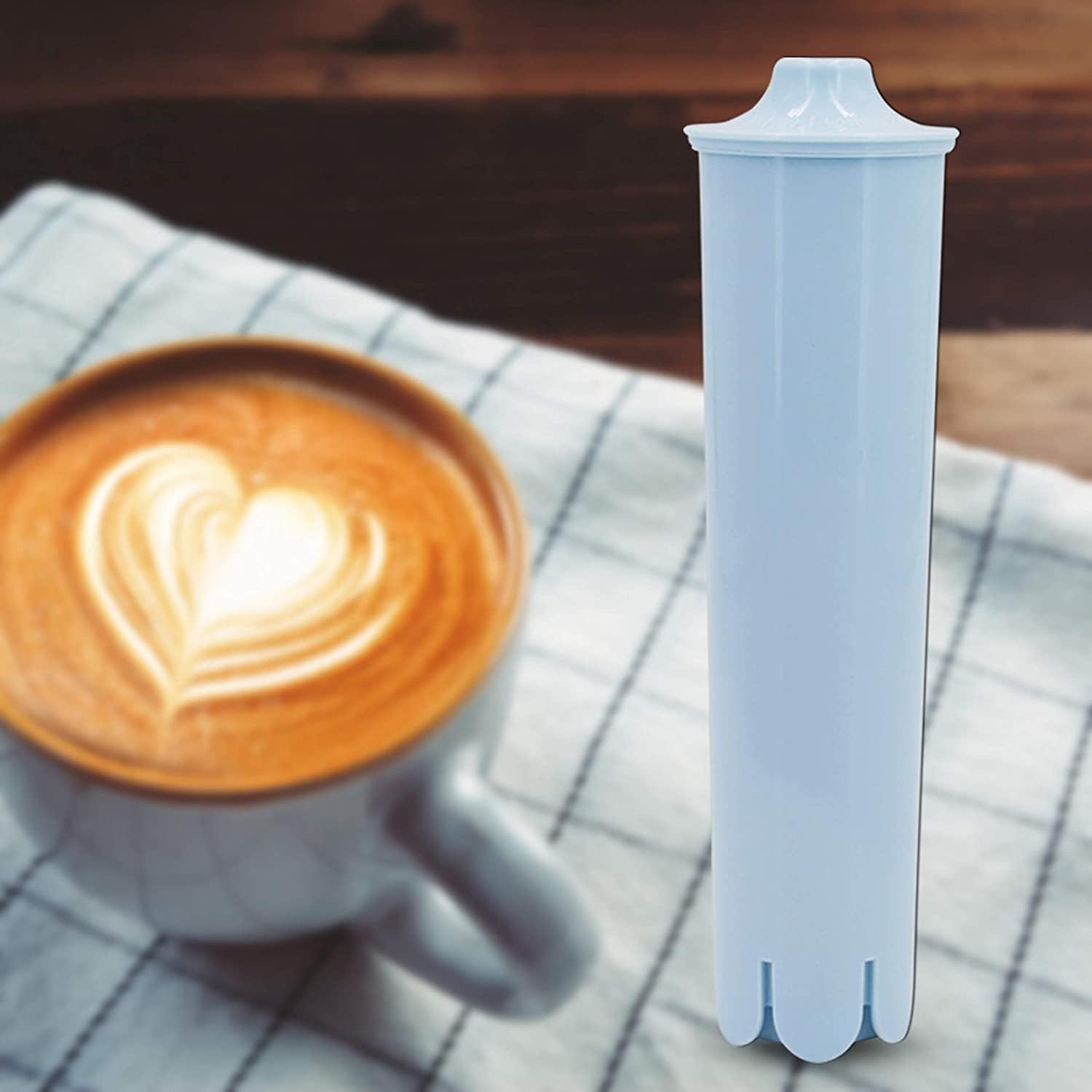 Crystal Pure 4-Pack Water Cartridge Filter Compatible with Jura Claris Blue Java ENA 71311 201303 67007 71312 71445 67879 Jura Espresso Clearyl Impressa F8, F7 Coffee Machine image number 1