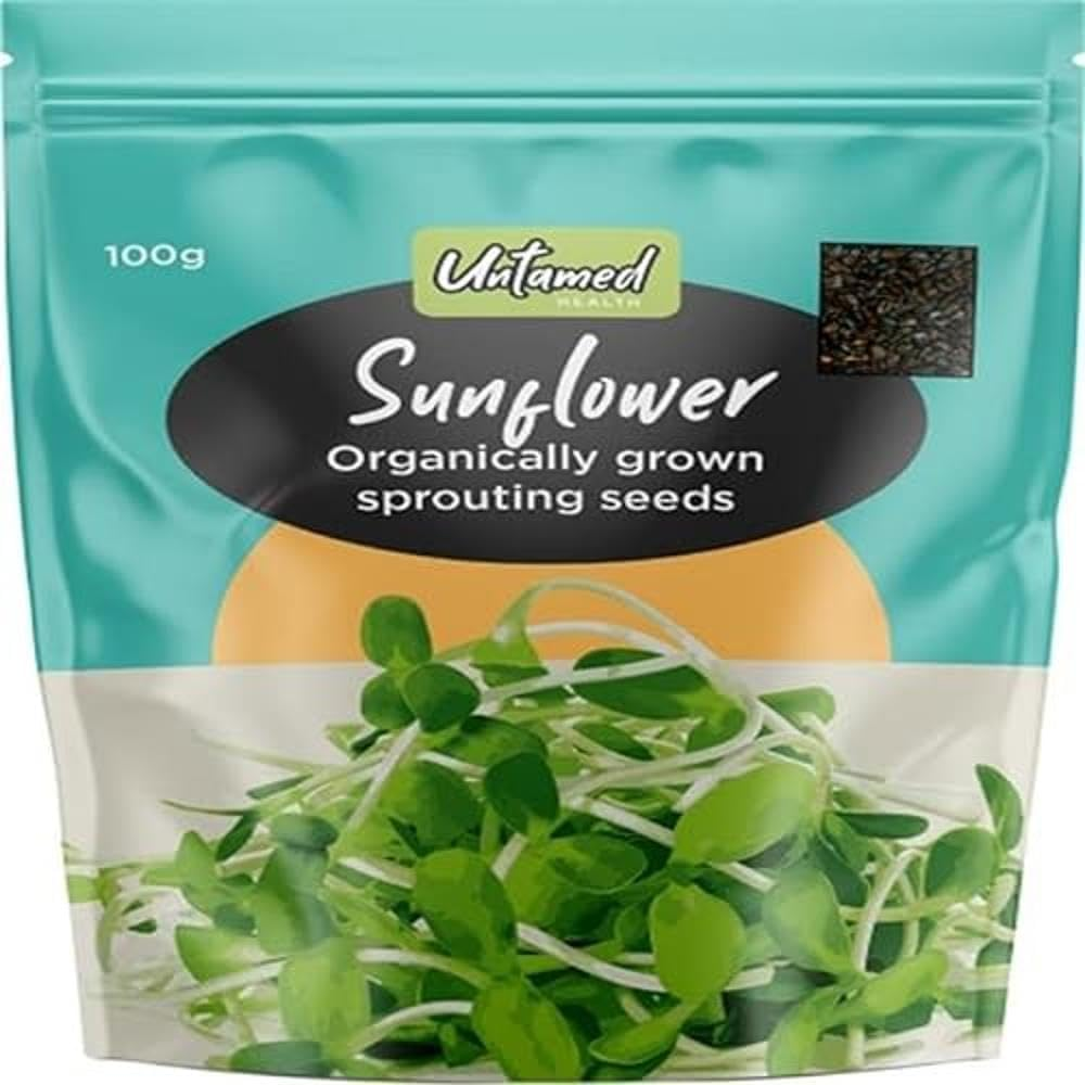 Untamed Health Sunflower Earth Friendly Sprouting Seeds 100 G