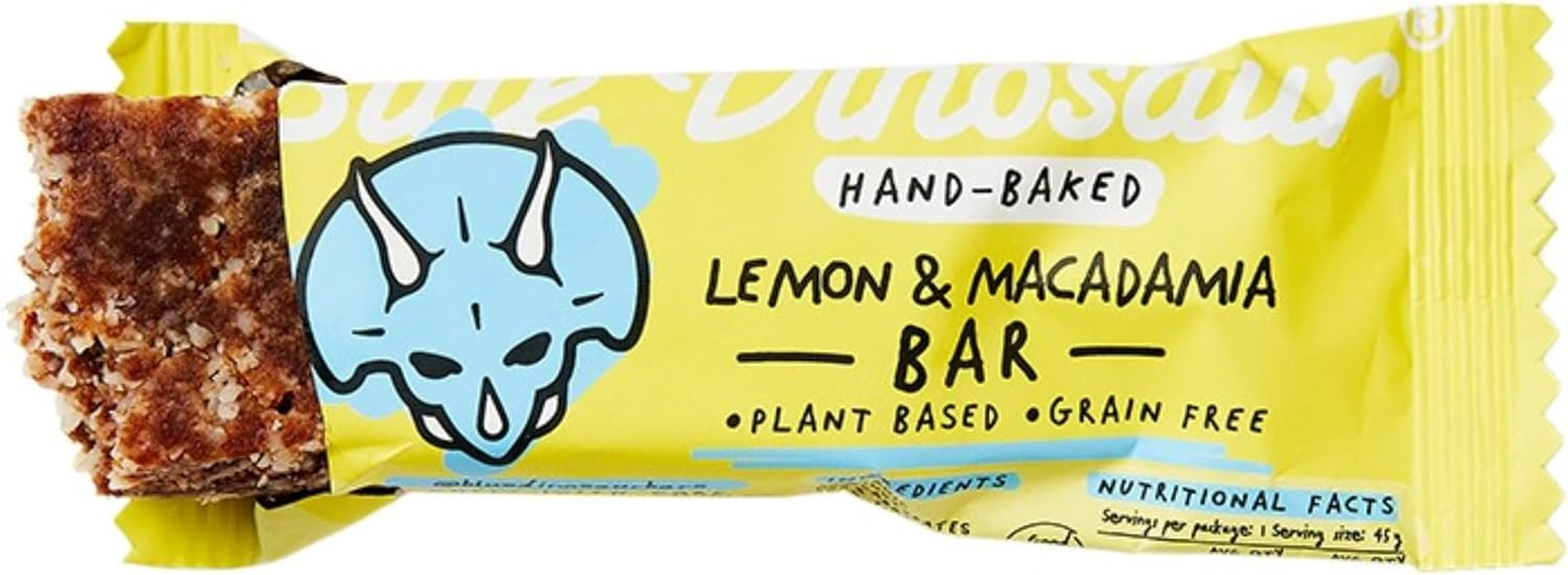 Blue Dinosaur Lemon & Macadamia Bars 12 X 45 G image number 3