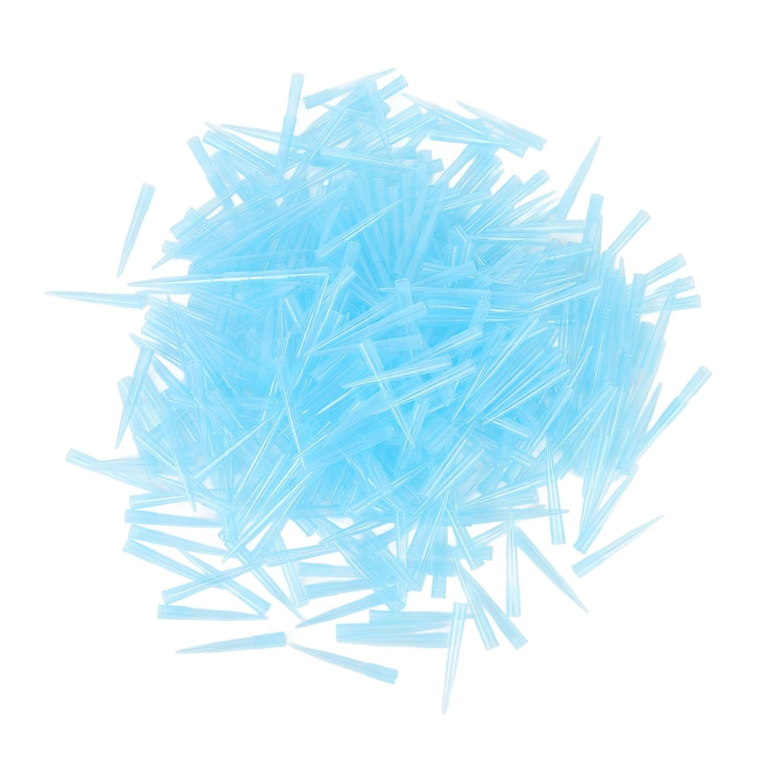 Changor Fine Tip Pipette Tips, Glossy Plastic Pipette Tips Prevent Rests Transparent Minimize Fluid Retention for Liquid image number 1