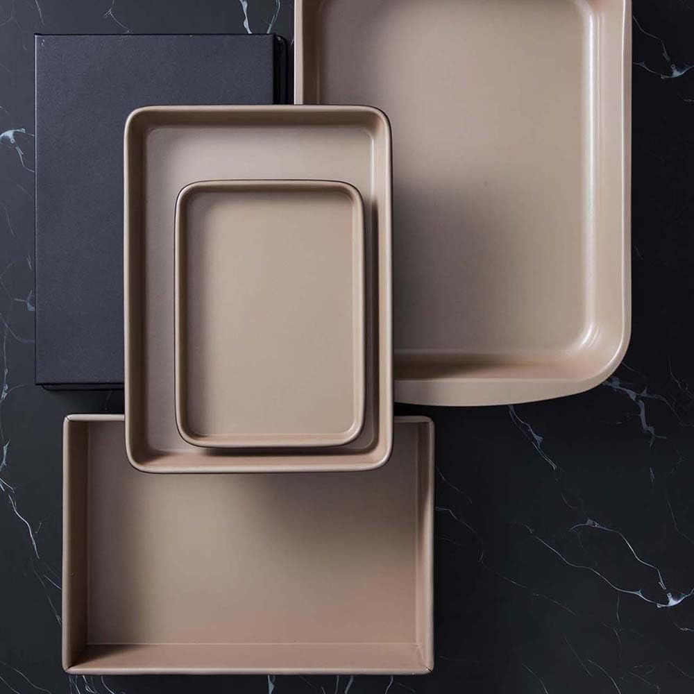 Stanley Rogers Ceramabake Baking Tray 23 X 16 X 2Cm &ndash; Healthy Non-Stick Ceramic Oven Tray, Bake without PFAS, PTFE, PFOS, PFOA, Cadmium & Lead. Ideal for Roasting, Baking and Everyday Cooking image number 5