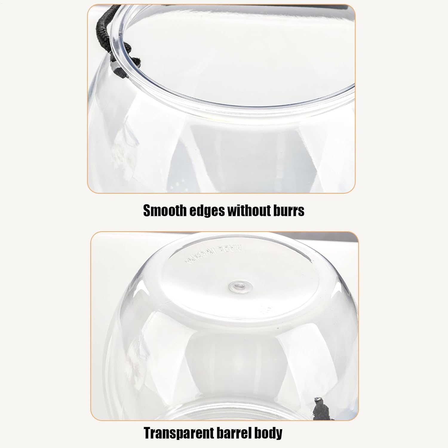 Fish Travel Container - Clear Small Aquarium - Leak-Proof Portable Beach Fishing Tank for Aquariums Kayak Trips Seine Netting Live Bait image number 1