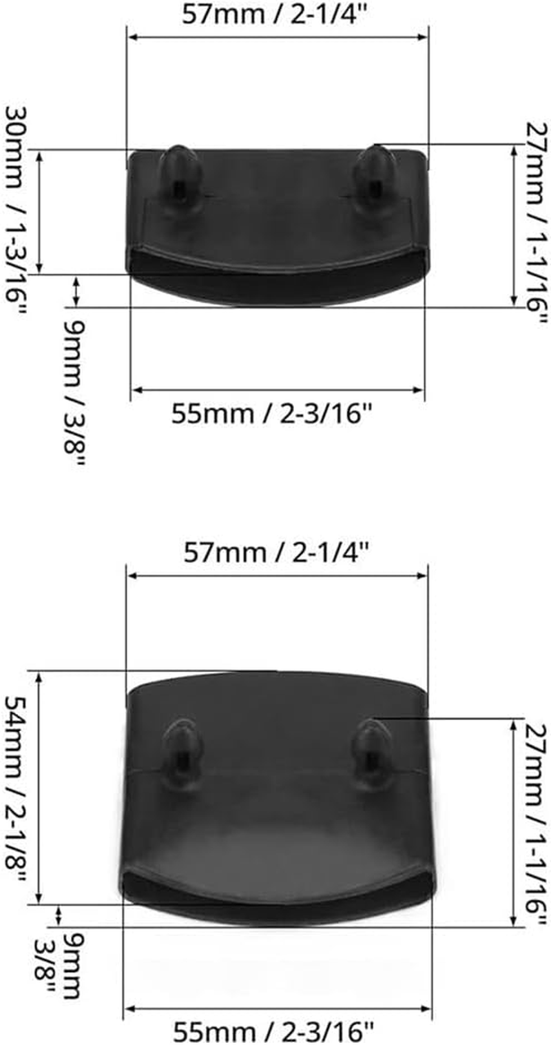 Shusmda 40Pcs Furniture Accessory Plastic Bed Slat End Caps Holders for Holding Securing Wooden Slats Bed Board Skeleton Frame image number 3