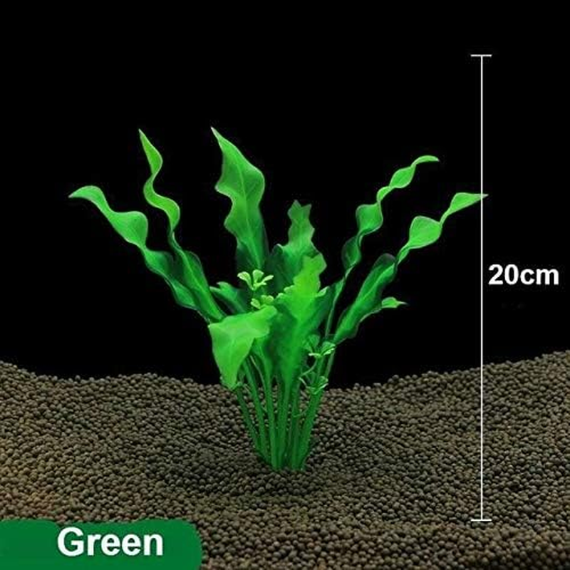 Water Grass 493-Red Underwater Artificial Water Plant Aquarium Decoration Fish Tank Plastic Plants Landscape Decor Aquatic Grass Flower Ornament